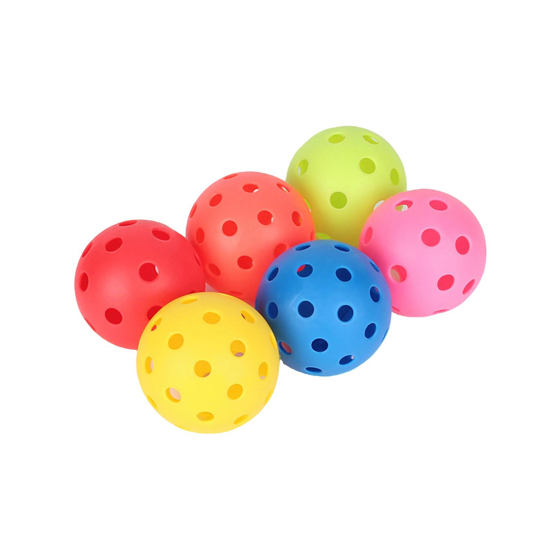 Cross-Border Wholesale Pickleball Pickleball 40-Hole Pe One-Piece Rotational Molding Ball Can Pass the Usapa Test and Can Be Exported to Europe and the United States