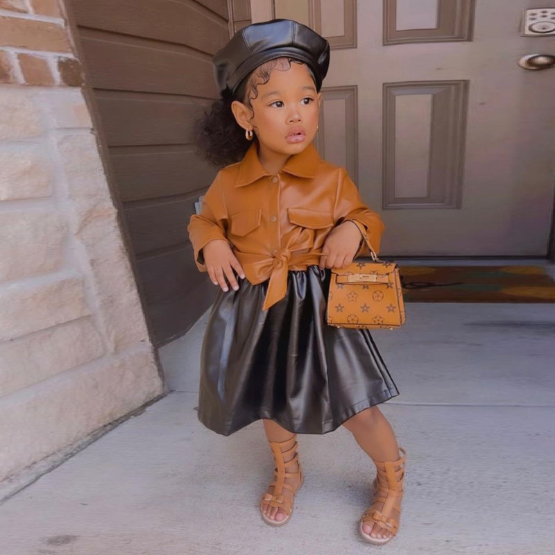 Toddler Baby Girl Princess Latex Leather Dress Wedding Party Pageant Tutu  Dress | eBay
