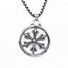 Genuine accessory, retro pendant stainless steel, necklace, wholesale, European style
