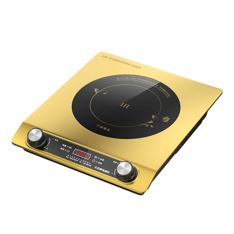 5000W 샴페인 골드 평면 인덕션 쿠커 3년 보증