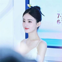 The Guìhuā Rabbit Hairpin in the Style ofZhao Liying, Ancient Style, Linghuā and Sandalwood Hairpin, Hanfu Hair Accessory, Wooden Hairpin for Pinned-Up Hair