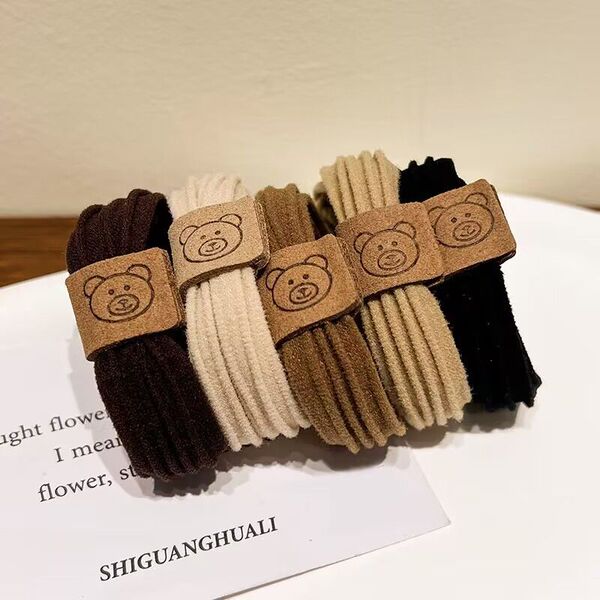 Fashionable cute elastic hair rope