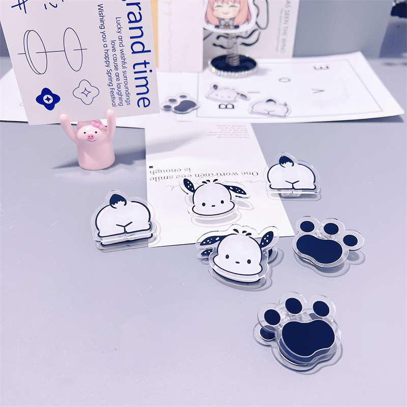 Ins Style Student Multifunctional Cartoon Cute Dog Plastic Clip display picture 2