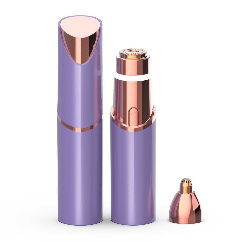 El afeitador de lápiz labial transfronterizo de dos en uno puede desmontar todo el cuerpo. el afeitador multiuso de carga portátil para mujeres para reparar el pelo. image 9