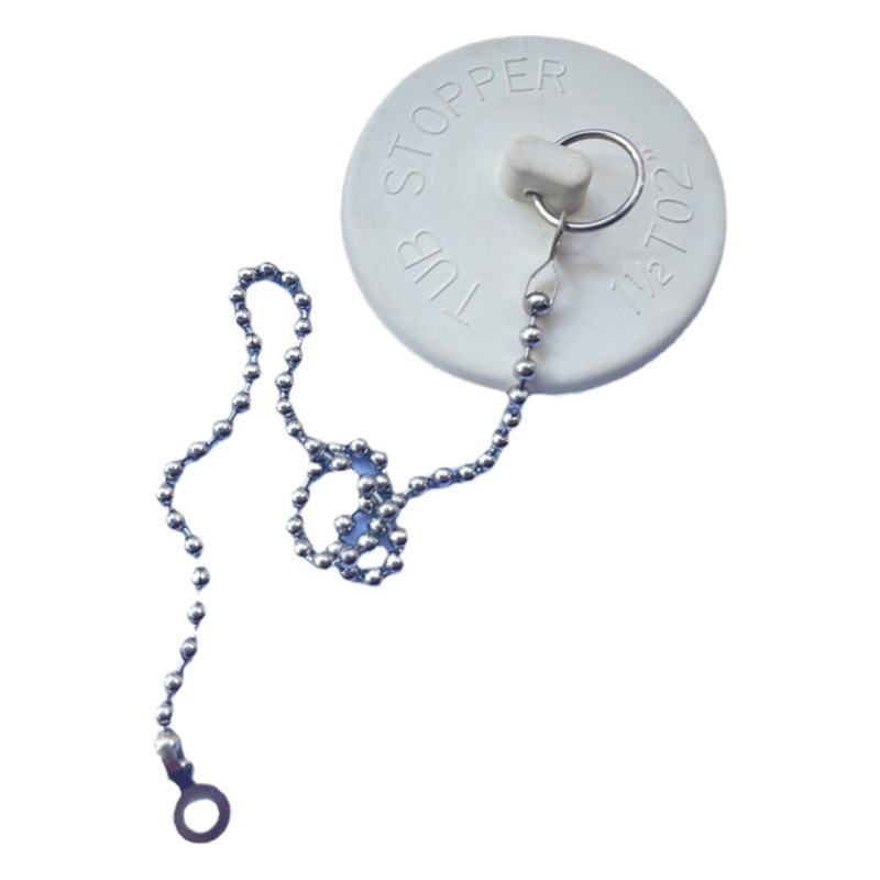 Tapón del fregadero con tapa del fregadero de la cadena del grano fregadero de la cocina tapón con fugas fregadero de la cesta de goma