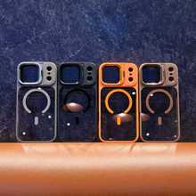 适用iPhone17promax手机壳R2镜头支架苹果16全包磁吸防摔保护套15
