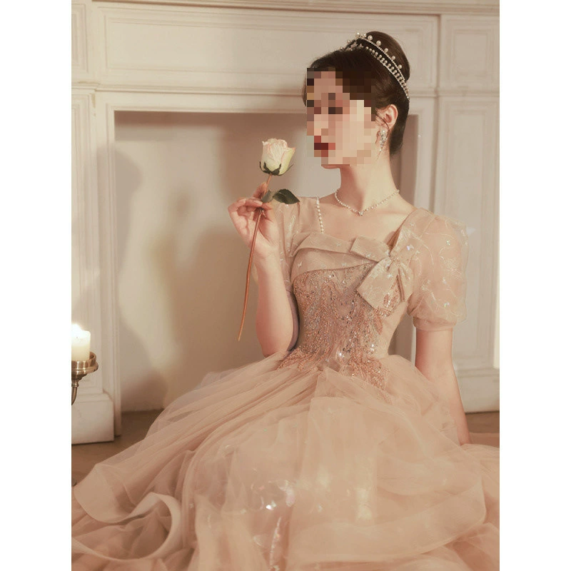 Вечернее платье Z3J для женщин 2023, новый банкетный стиль, легкая роскошь, нишевый высококлассный арт-экзамен, повседневная одежда для взрослых, церемония, ведущий.