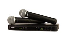 �栖 SHURE BLX288/PG58 �ֳ֟o�������L ����K��KTV�ݳ����hԒͲ