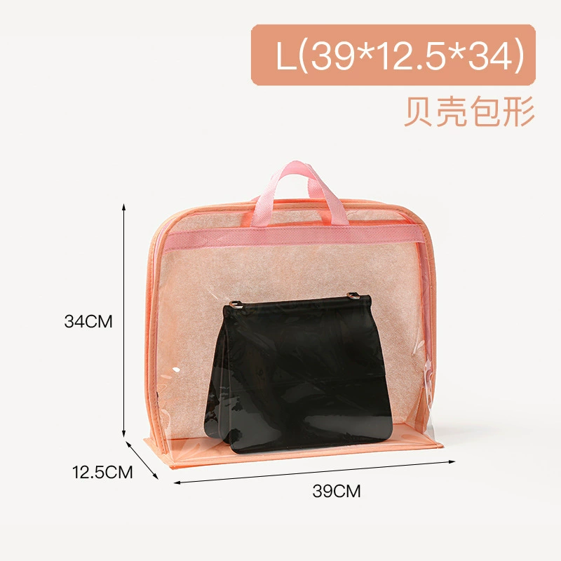 Transparent waterproof dustproof storage bag, hanging organiser, non-woven + PVC, multiple sizes