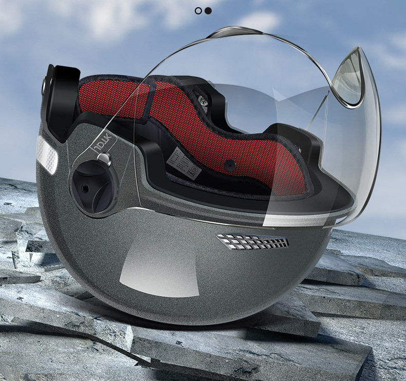 3C Certified Electric Motorcycle Helmet for Men and Women