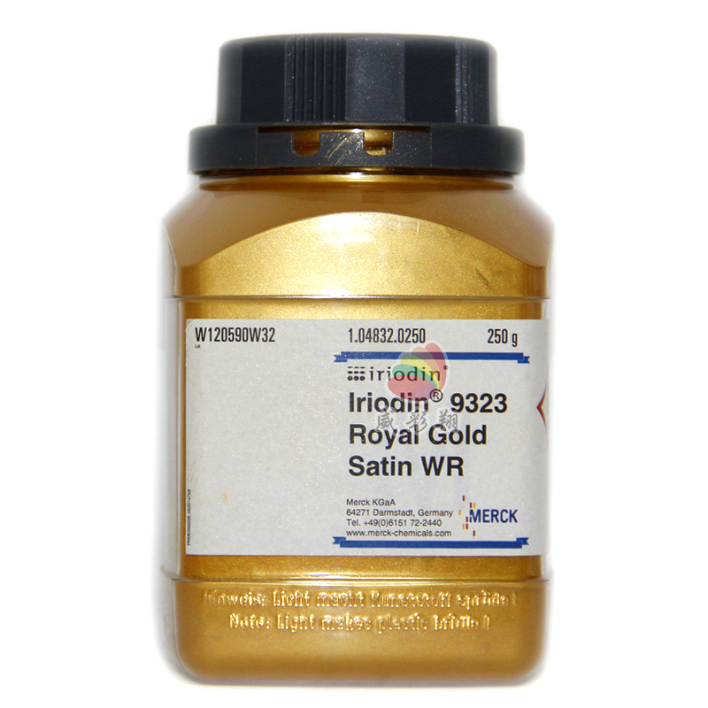 进口默克珠光粉IRIODIN 9303 Royal Gold WR耐候级云母金色珠光粉