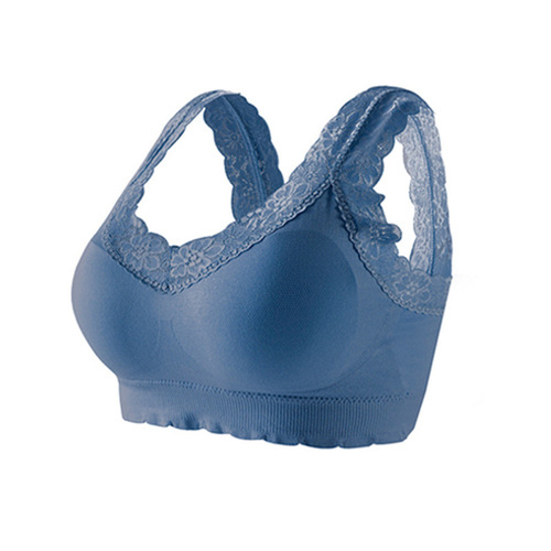 Sunflower Lace Queen seamless large size lace beautiful back wrap push up underwear women's padded tank top bra