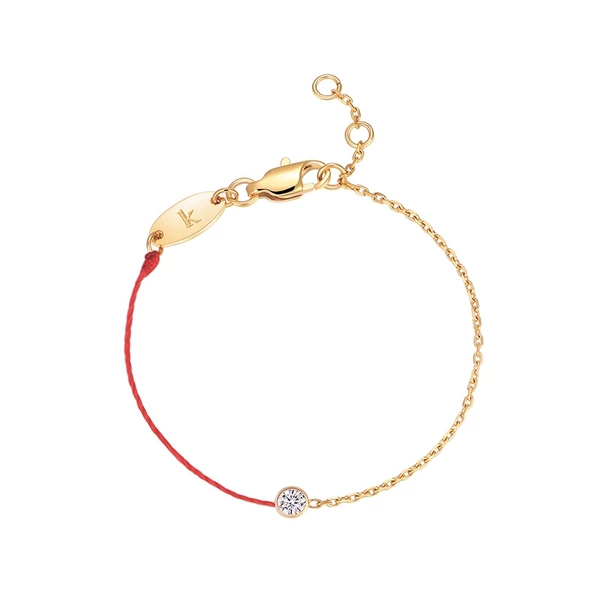 Red golden bracelet