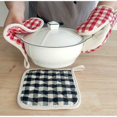 Insulated gloves Lattice models Duckbill glove Insulation pad baking glove Microwave Oven Anti scald Mat