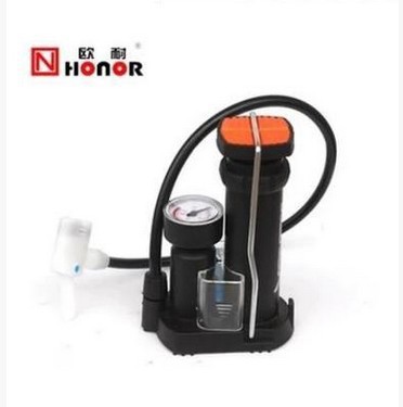 European high pressure portable mini pedal pump bicycle mountain electric road bicycle pedal pump