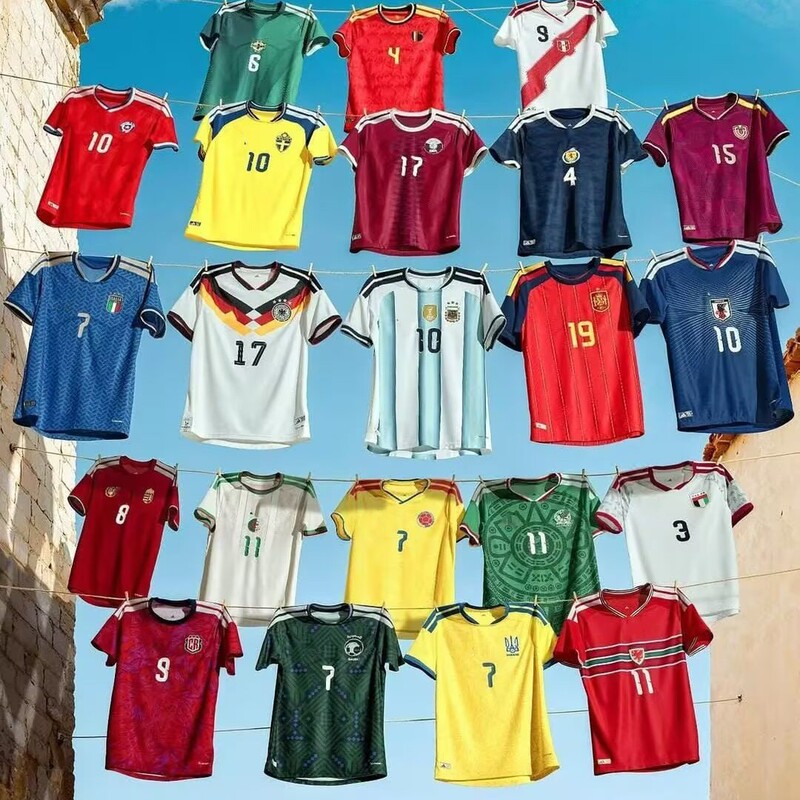 2627 Usa, Canada, and Mexico World Cup Football Jerseys Spain, England, Germany, France, and Other National Team New Shirts Wholesale 2627 Usa, Canada, and Mexico World Cup Football Jerseys Spain, England, Germany, France, and Other National Team New Shirts Wholesale