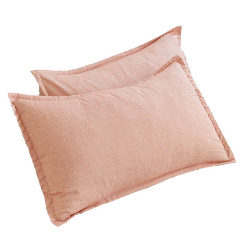 Funda de almohada absorbente de sudor simple Funda de almohada de algodón 48x74cm Couple adulto en casa Funda de almohada de dormitorio de estudiante individual
