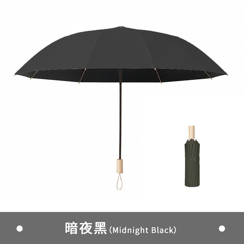 Sombrilla Plegable Automática de 3 Pliegues Protección UV UPF50+ para Sol y Lluvia