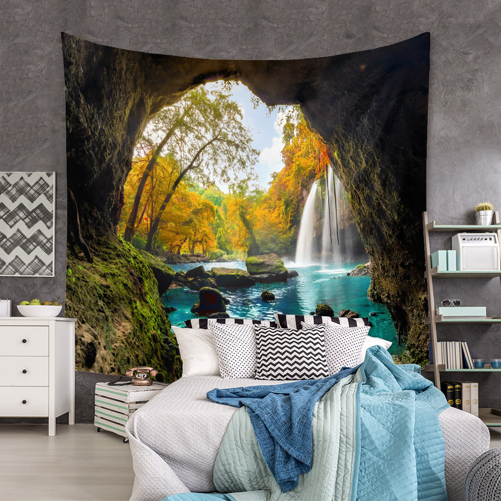 Fashion Landscape Wall Decoration Cloth Tapestry Wholesale Nihaojewelry display picture 229
