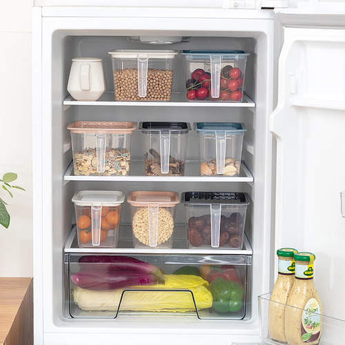 Sealed cans, plastic food cans, storage cans, storage cans, cereals, kitchen snacks, refrigerator storage boxes