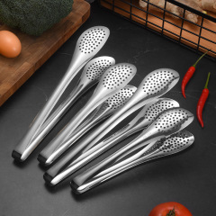304 stainless steel exquisite food clips, thickened porous food clips, barbecue clips, kitchen bread clips, steak clips