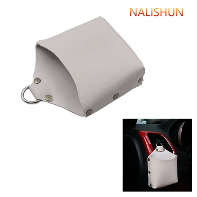 Phone Storage Bag Hanging Bag Storage | Car storage bag/box - air-outlet-storage-bag-white