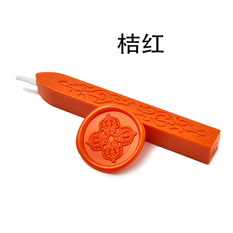 Tira de cera de sello de laca de fuego 42 cinta de plomo tira de cera de sellado sobre sello de regalo con núcleo patrón de flecha de laca de fuego cera de laca de fuego