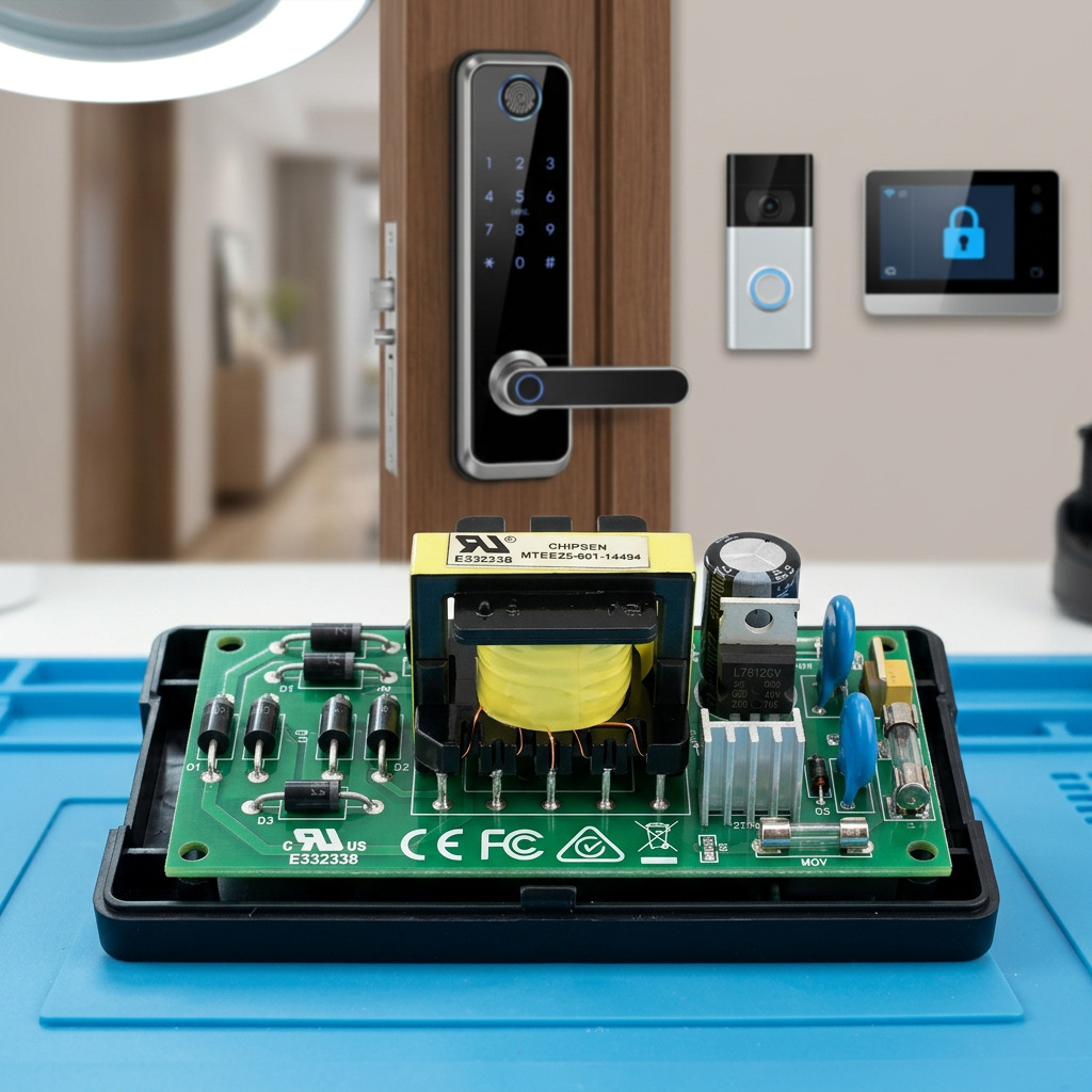 chipsen����EE25 4+4��ŷ���ʽ��ѹ�� 220V��24V 12V��Դ�����