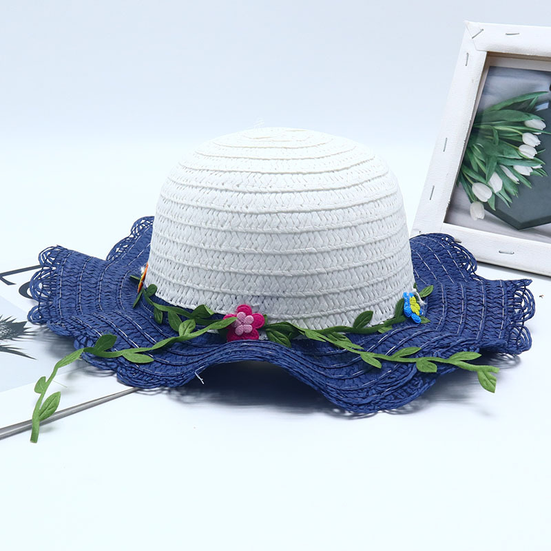 가장자리, 잎, 작은 꽃, 남색