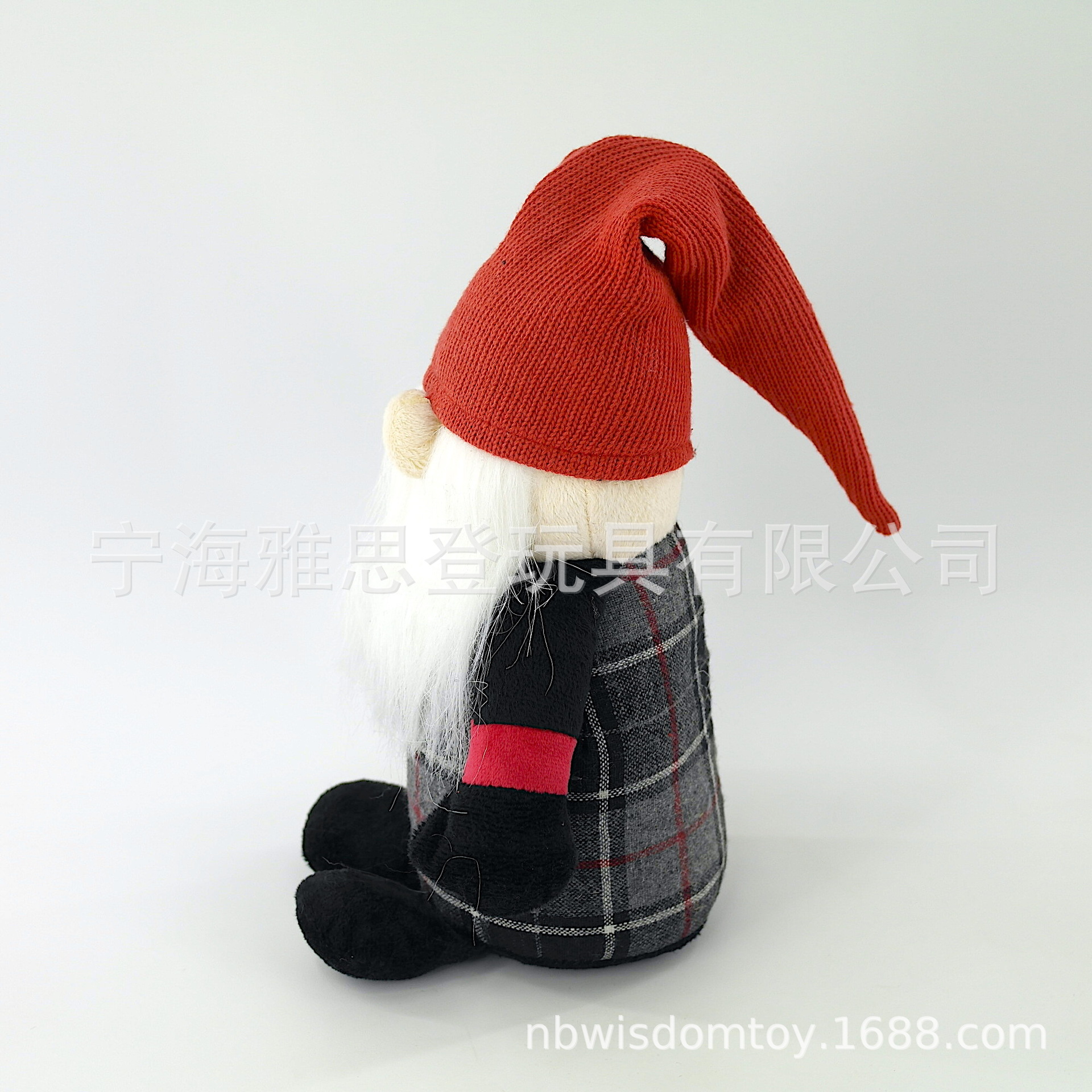 Tela de Navidad puerta de peluche juguetes de peluche puerta de peluche a prueba de viento mano Santa muñeca puerta de peluche image 3