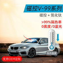 汽车太阳膜批发隔热膜玻璃膜防晒膜防爆膜金属磁控汽车窗贴膜工厂