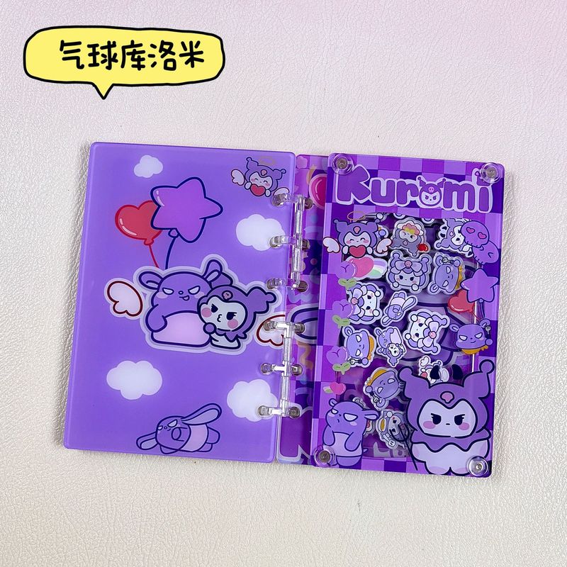 日本の漫画 A7 ルーズリーフノートブックかわいいガーリーハート高価値アニメ学生アクリル|undefined