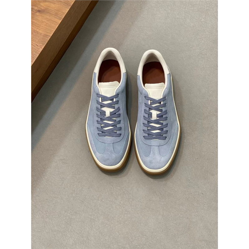 Herren Retro Sneaker Aus Wildleder Schnürschuhe Für Den Alltag_voghion.com