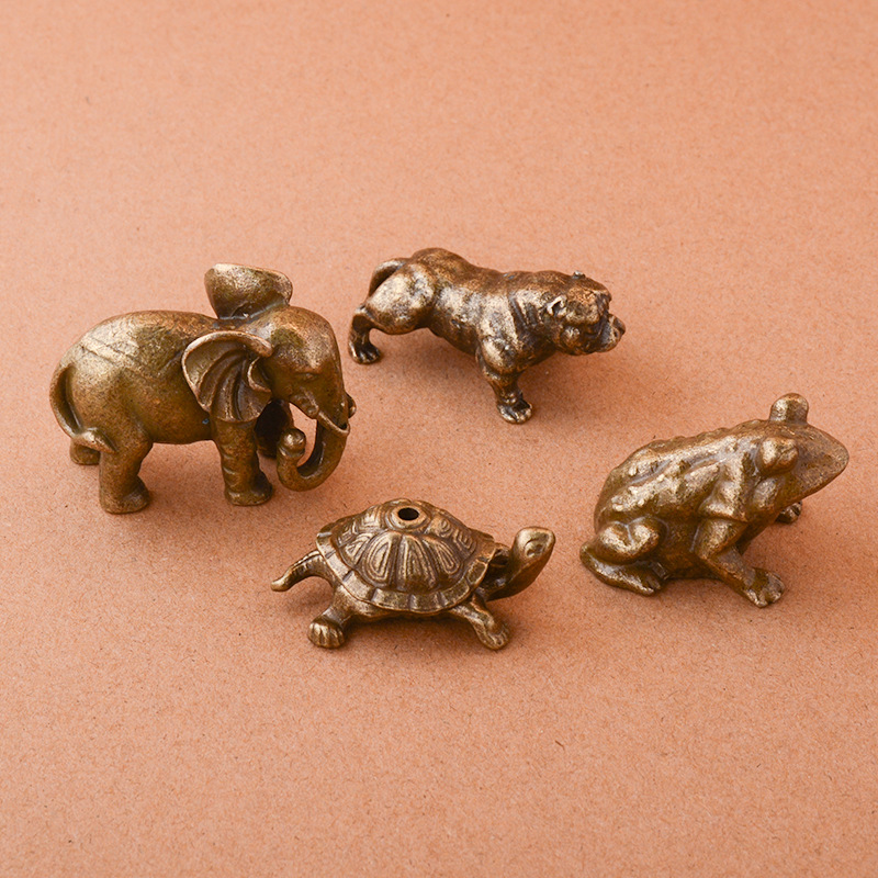 Moneyturtle method fighting dog ornaments creative home office desktop wealth like toad small ornaments crafts stall wholesale