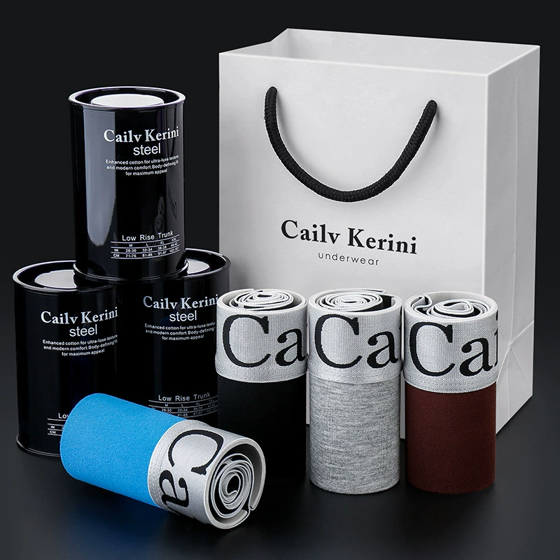 Cailv Kerini консервированные мужские Модальные высокоэластичные боксеры-брифы Мужские Молодежные боксеры-шорты модные ОХ CK