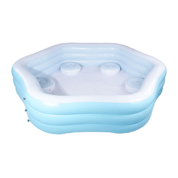 Inflatable swimming pool