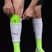 Футбольные спортивные двухслойные защитные леггинсы для взрослых студентов, дышащие вставки для икр, фитнес-бег, мужчины, женщины и дети