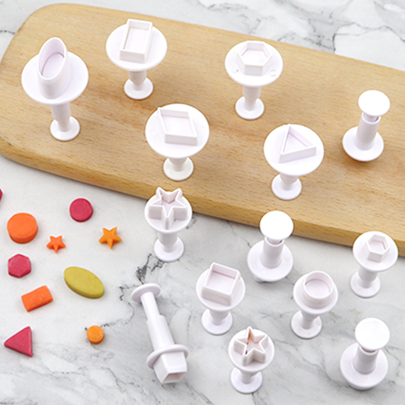 Miaozhi 8 Geometric Embossing Tools, Cake Baking Decoration, Pasta Embossing Molds, Handmade Biscuit Molds Miaozhi 8 Geometric Embossing Tools, Cake Baking Decoration, Pasta Embossing Molds, Handmade Biscuit Molds