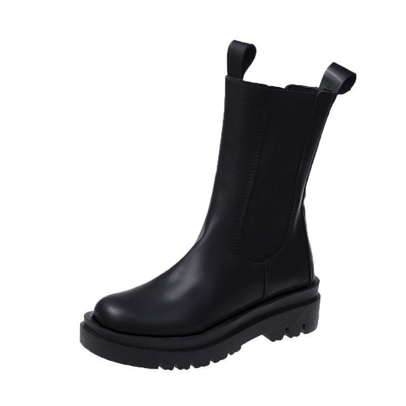 Large size women's 41-43 British style 2024 new autumn versatile short thin Martin boots for women_voghion.com