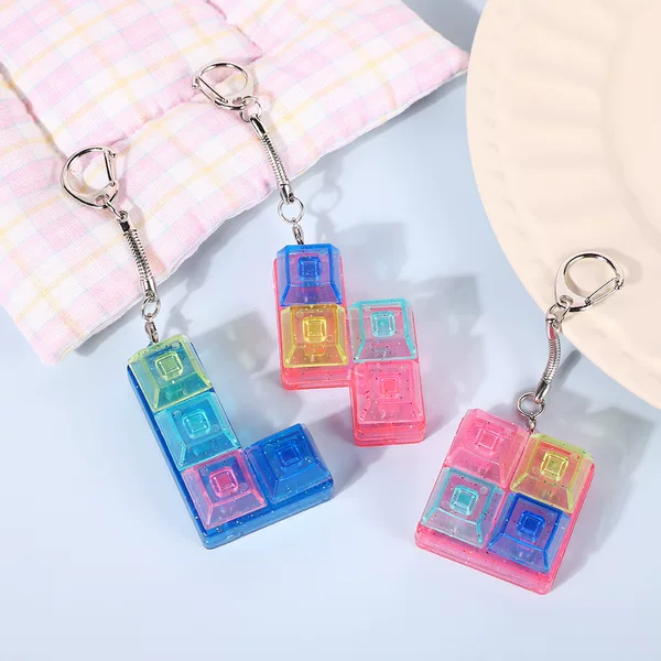 Decompression small toy decompression pendant Tetris fingertip press creative pocket decompression keypad