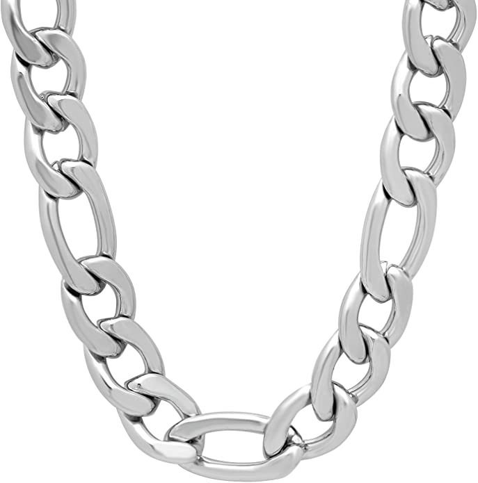 Figaro Kette Für Herren Aus Edelstahl Im Drei-zu-eins Design_voghion.com