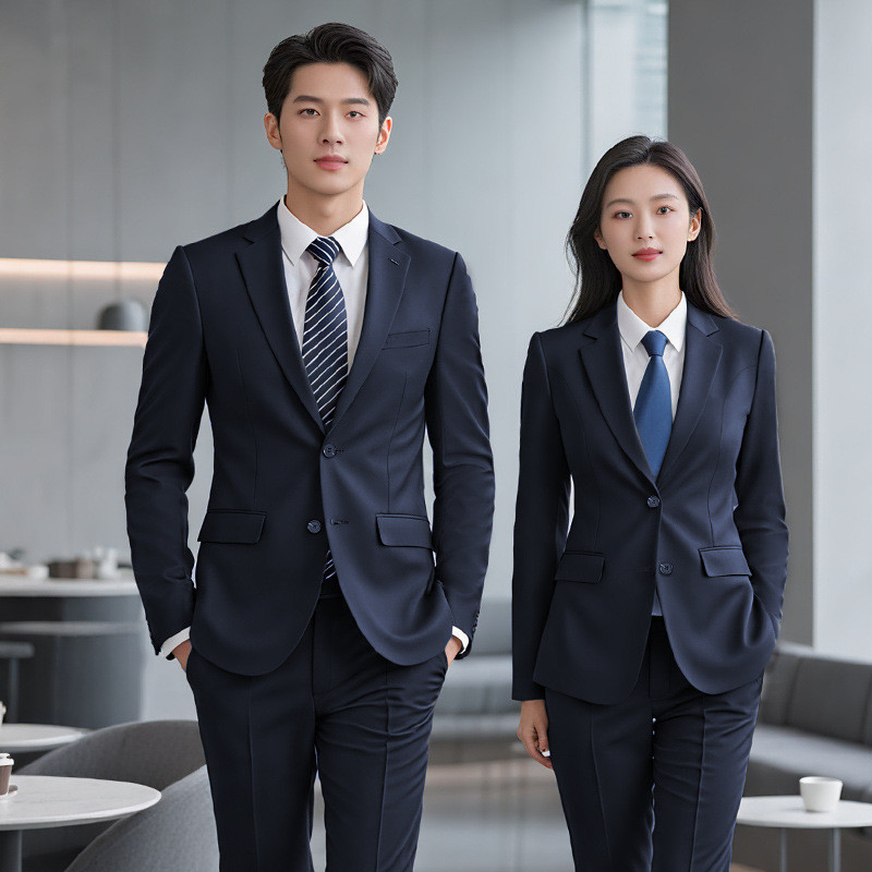 Wool workwear suit for men, business formal attire, professional clothing for men and women, workwear for real estate sales departments and 4S stores, professional suit Wool workwear suit for men, business formal attire, professional clothing for men and women, workwear for real estate sales departments and 4S stores, professional suit