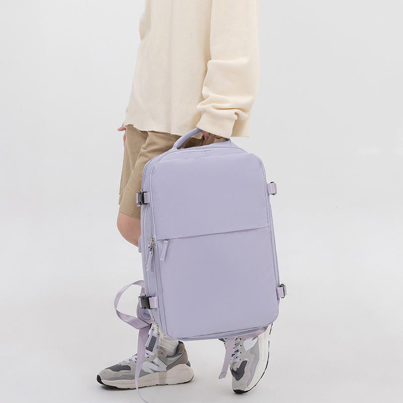 Bolso para computadora de estudiante impermeable al aire libre transfronterizo para hombres en viajes de negocios, bolso de viaje de mamá multifuncional de gran capacidad para mujeres