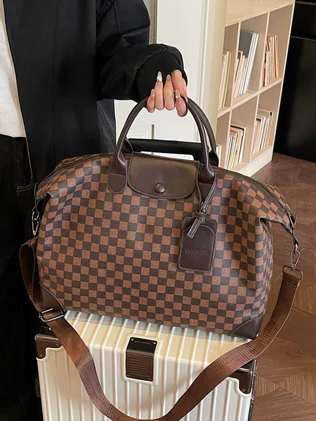 Cross-Border Large-Capacity Shopping Luggage Bag, New Style Men's Single-Shoulder Business Travel Bag, Women's Travel Sports Fitness Bag