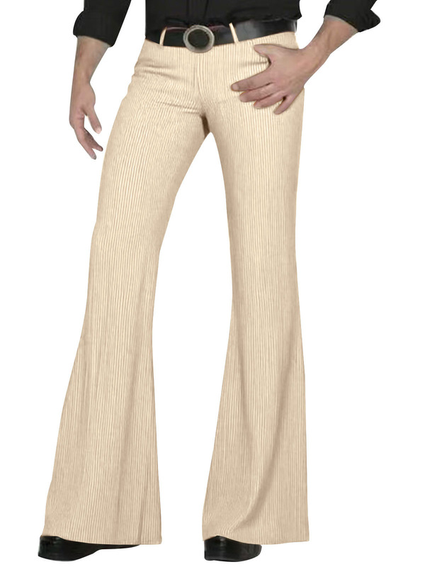 2025 Cross-Border. Selling Men's Corduroy Fashion Casual Foreign Trade Bell-Bottom Pants