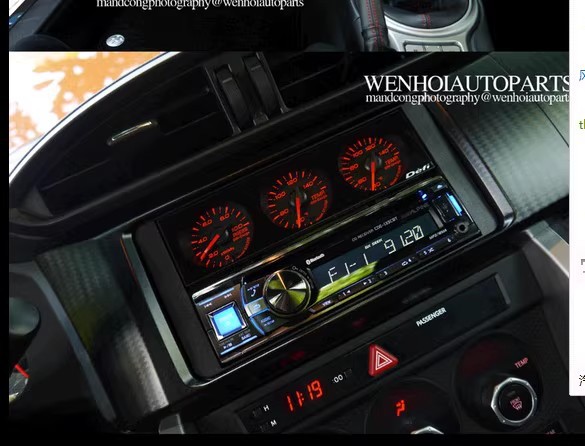 Defi Din Gauge Car Modification Instrument Water Temperature Oil Temperature Oil Pressure Turbine Pressure Exhaust Temperature Meter