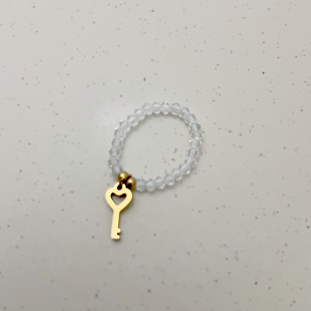 Simple Style Geometric Stainless Steel Patchwork Rings 1 Piece