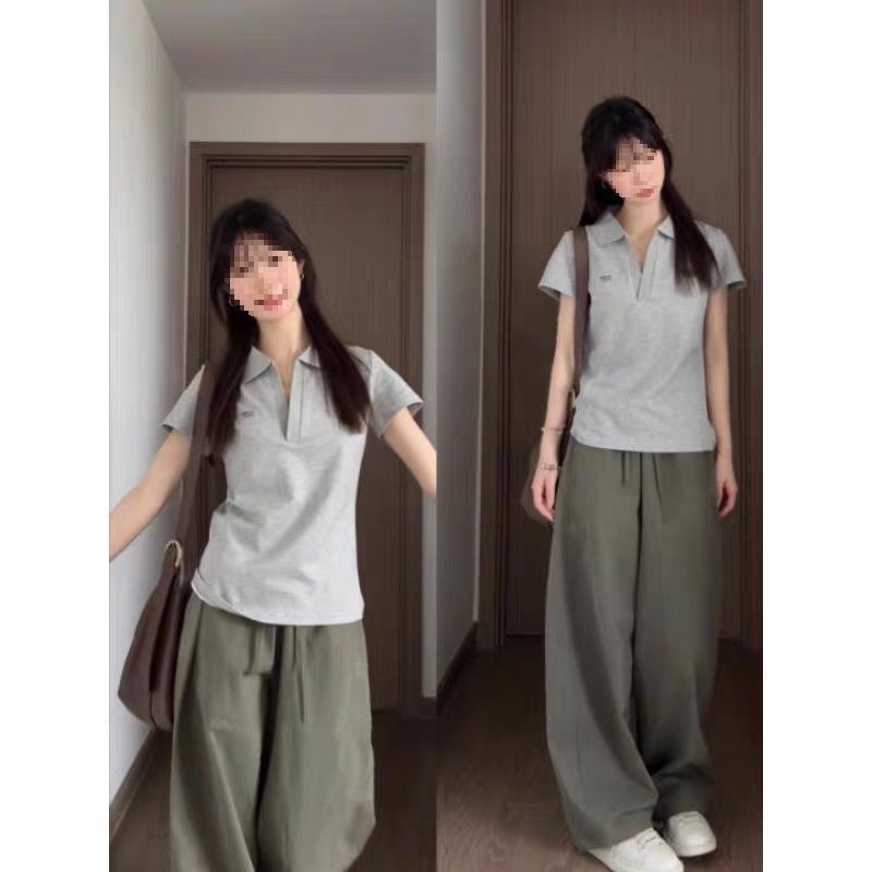 超火棉学生夏季女品牌一整套国内一宽松短袖休闲运动服套装二线女