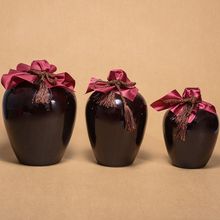 红釉光面宜兴土陶陶瓷酒瓶1斤2斤3斤5斤白酒黄酒米酒果酒酒罐