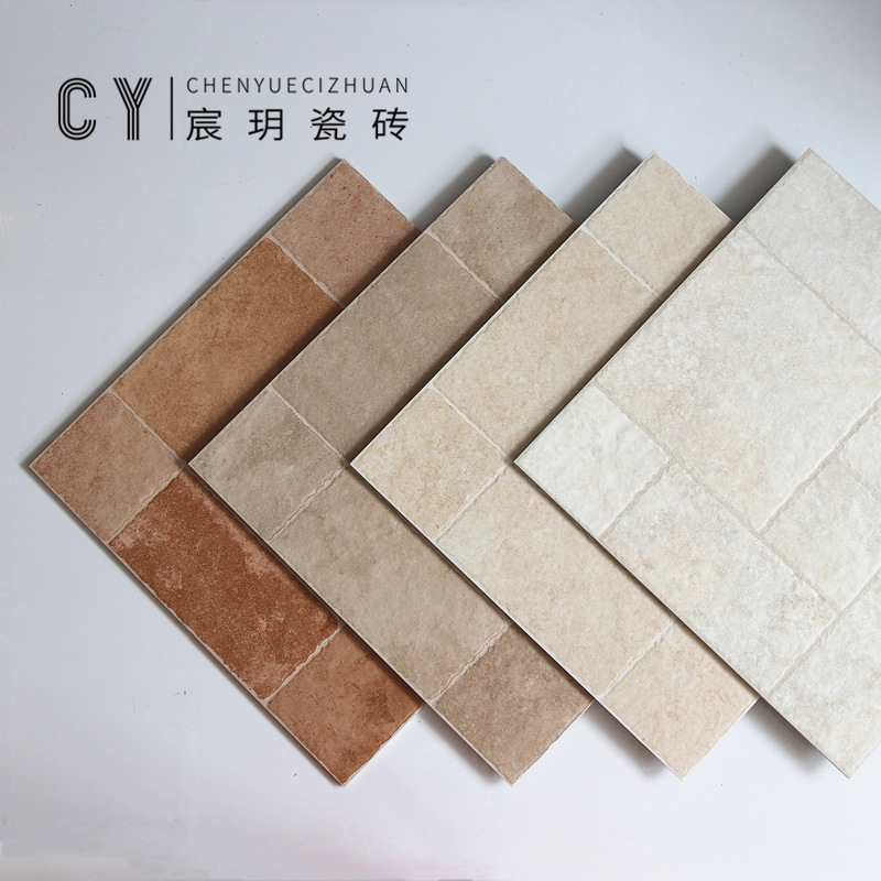 Villa Patio Terrace Castle Antique Tile Balcony Garden Yard Non-slip Floor Tile 600X600 Lyme Stone Tile